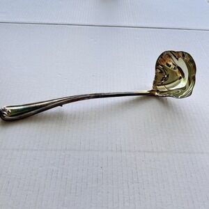 Gorham Heritage Silver Plate Punch Ladle Tureen Serving Spoon Italy 11.5" Gravy